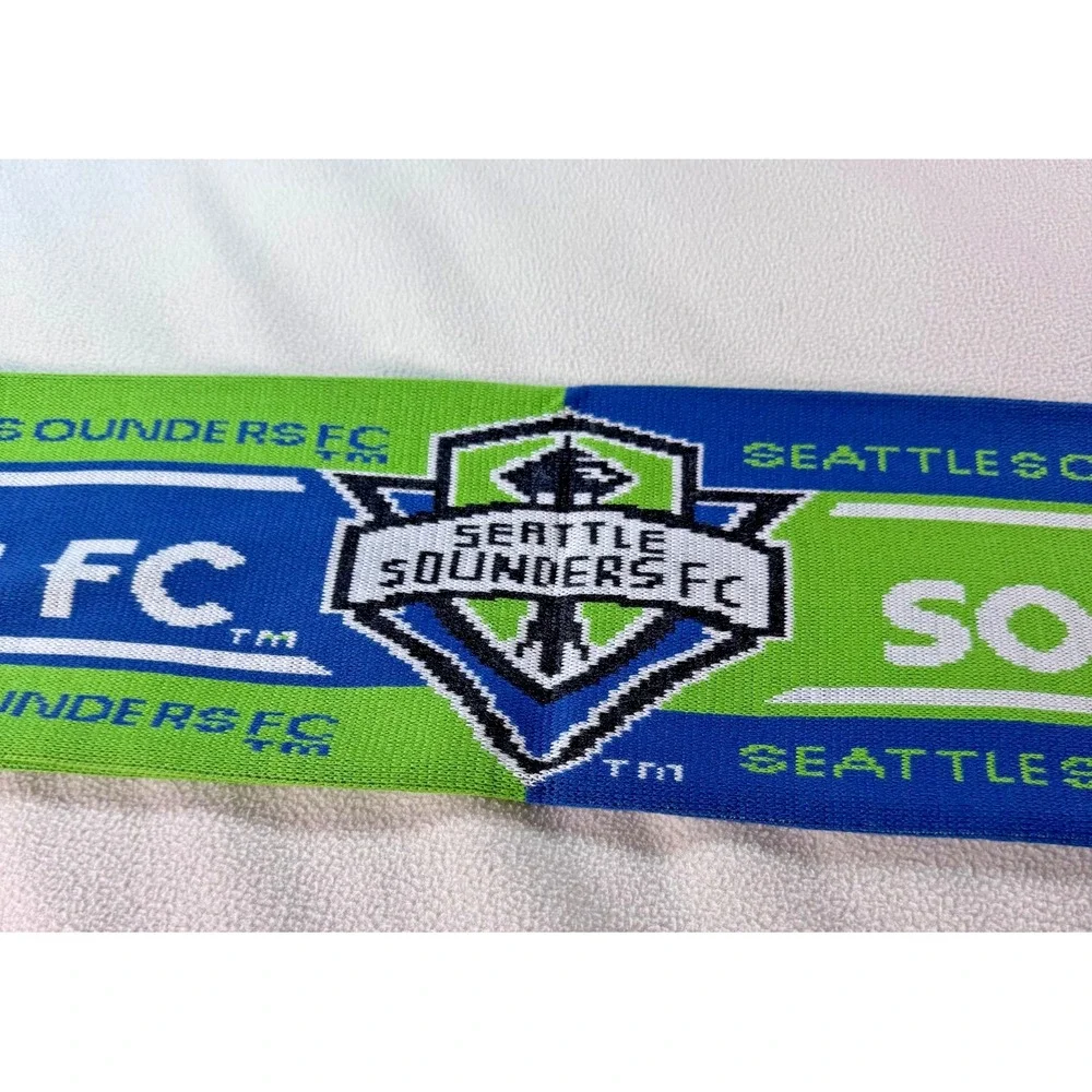 Seattle Sounders FC Scarf MLS Soccer Adidas NWT